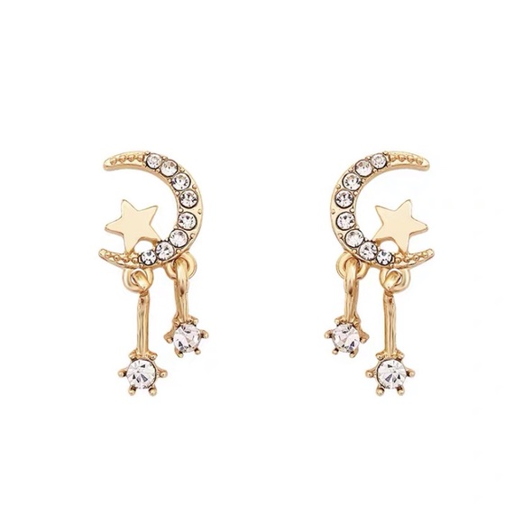 💙Sterling Post Moon Stars - Picture 5 of 12